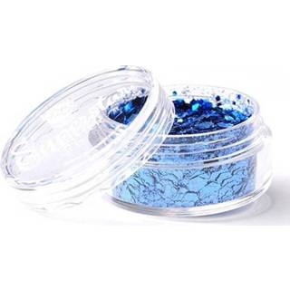 👉 Blauw active Chunky Glitters glimmend 8 ml Superstar 8713647420644