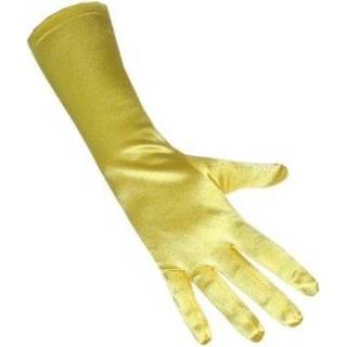 👉 Handschoenen geel active Lange satijnen in 8713647122081