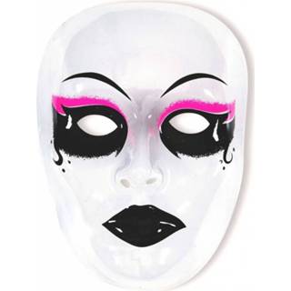 Transparante active Vampier maskers voor carnaval. 8003558265626