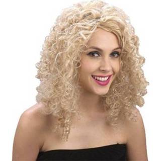 👉 Pruik active Mooie Curly Stephie in de kleur blond 5055294880147