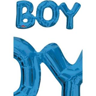 👉 Folie active jongens Mooi anagram ballon geboorte jongen 83X22cm 8713647913016
