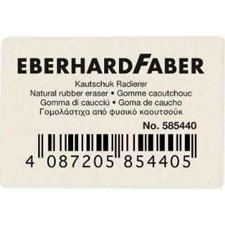 👉 Potlood GeenKleur One Size wit Gum Eberhard Faber voor doos à 40 stuks 4087200002429