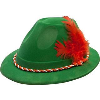 Oktoberfest hoed active Budget hoedje met veer 5055294891990