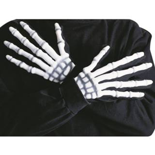 👉 Skelet handschoen witte active Artikelen voor Halloween handschoenen 8003558841301