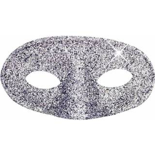 Oogmasker zilveren active met glitters en pixels 8003558642106