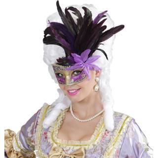 👉 Gouden active Carnavalsartikelen: gran gala maskers met veren 8003558117659