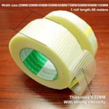 Battery pack transparent fiber 50m Glass tape mesh Aircraft model fixed strong single-sided strip translucent