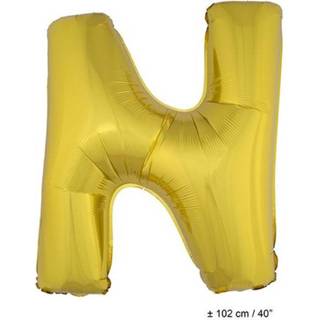 👉 Folie goud active Grote ballon letter N 8712364848809