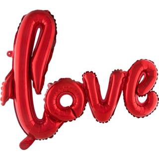 👉 Folie rood active Mooie letter ballon LOVE in 8712364853537