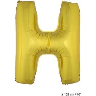 👉 Folie goud active Grote ballon letter H 8712364848687