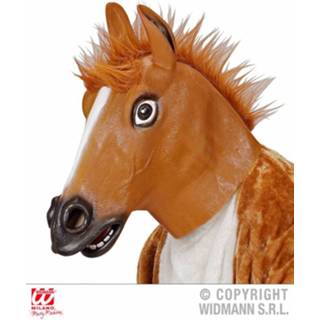 👉 Bruin active Mooi paarden masker voor party's in 8003558966509