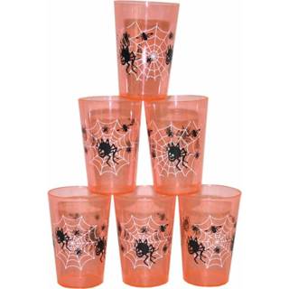 👉 Drinkbeker active Halloween drinkbekers met print spinnenweb 8712364746105