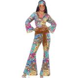 👉 Active vrouwen Hippie Flower Power kostuum Jamie dames 5020570163931