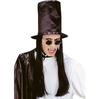 👉 Hoofddeksel active Carnavals hoofddeksels: Hoge hoed Dracula met haar 8003558853007