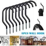 👉 Bike 8pcs Heavy Duty Multipurpose Utility Storage Hook Space Maximizer Wall Mount Bicycle Hang LB88