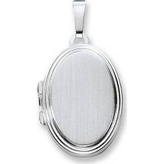 👉 Medaillon zilver vrouwen active Zilveren Ovaal bewerkt 17 mm 145.0020.00 8712121354307