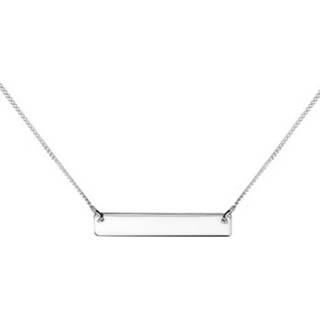 👉 Hals ketting zilver active mannen Huiscollectie 1323449 Graveer collier 8718834454563