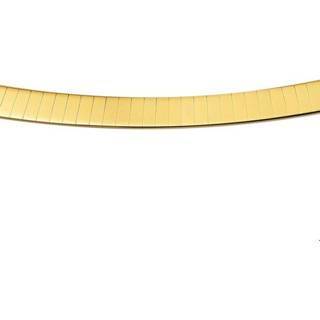 👉 Halsketting geelgoud One Size no color TFT Collier Omega Vlak 4,0 mm 8718834202096