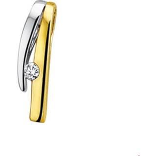 👉 Hanger diamant bicolor goud active glanzend vrouwen TFT 0.035ct H SI 8718834133635