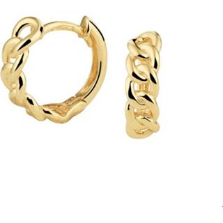 👉 Oorring geelgoud glanzend active vrouwen goudkleurig TFT Oorringen Met Scharnier 8718834595709
