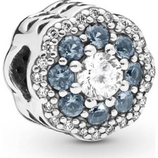 👉 Bedel blauw One Size no color Pandora 797851NMB Flower Blue sparkle 5700302765014