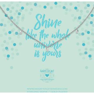 👉 Zilver vrouwen active Sparkle Collection Heart to get N388TZI18S Necklace three zirkons shine like the whole universe is yours silver 8719214217006