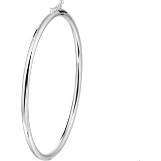 👉 Schar nier zilver gerhodineerd active vrouwen zilverkleurig TFT Bangle Scharnier Ronde Buis 3 X 60 mm 8718834565863