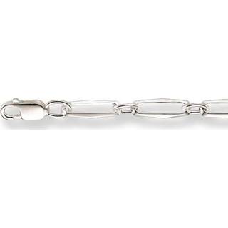 👉 Schakel armband zilveren zilver schakelarmband karabijnslot vrouwen active closed for ever 'Closed ever' met tussenoog 19 cm 104.1816.19 8712121000563