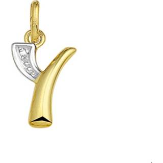 👉 Bedel diamant geelgoud goud vrouwen active TFT Letter Y 0.005 Ct. 8718834222124