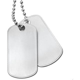👉 Halsketting staal One Size no color TFT Collier Dogtags Mat 8718834282517