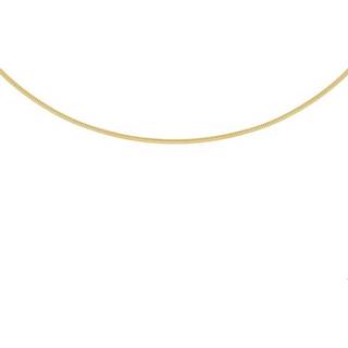 👉 Hals ketting geelgoud active vrouwen glanzend goudkleurig TFT Collier Slang 1,2 mm 41 + 4 cm 8718834588374