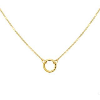 👉 Hals ketting geelgoud glanzend vrouwen active goudkleurig TFT Collier Rond 1,3 mm 40 - 42 44 cm 8718834519460