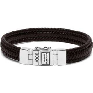 👉 Armband bruin leather small One Size no color Buddha to 181BR Edwin Brown (F) 21 cm 8718997036088