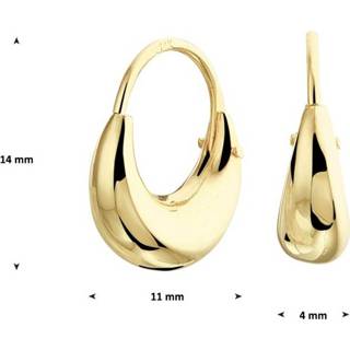 👉 Geelgoud One Size no color TFT Creolen Glanzend 8718834576760