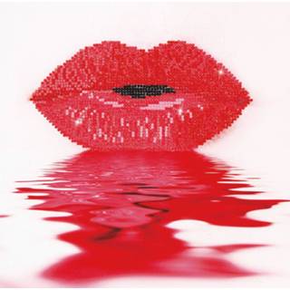 👉 One Size GeenKleur Hot Lips Diamond Dotz: 30x30 cm 4897073240695