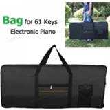 Waterproof Portable Oxford Fabric Electronic Organ Bag Case Cover for 61 Keys Keyboard Piano Musical Instruments Accessories