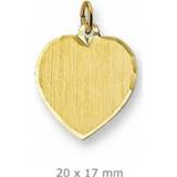 👉 Gouden graveerplaatje hart vorm 4006179