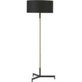👉 Vloer lamp hout zwart Functionals Stoklamp Vloerlamp - 8713147970410