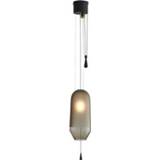 👉 Hang lamp glas grijs small Hollands Licht Limpid Hanglamp - Gerookt