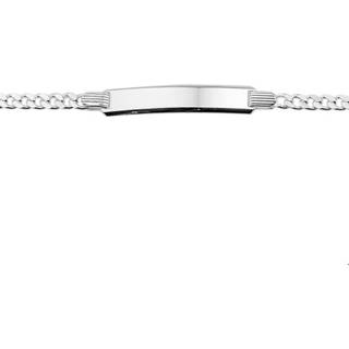👉 Graveer armband zilver active unisex zilverkleurig TFT Graveerarmband Gourmet 6 mm 18 cm 8718834074211