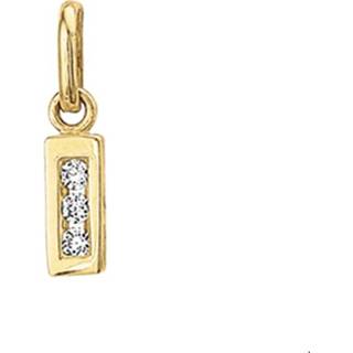 👉 Bedel goud geelgoud active vrouwen goudkleurig TFT Letter I Zirkonia 8718834221370