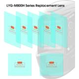 👉 Lens large YESWELDER 5 Pcs Viewing Screen Outer Replacement and 2 Inner for LYG-M800H Series Welding Helmet