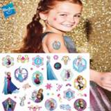 Tattoo meisjes Hasbro Princess Elsa Frozen Children Cartoon Temporary Sticker For Girl Toy Birthday party Waterproof Gift