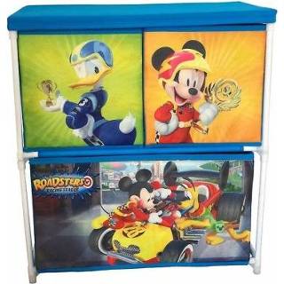 👉 Opbergkast blauw aluminium One Size Mickey Mouse met 3 lades 60 cm 8430957121305