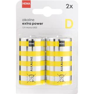 👉 Alkaline batterij unisex HEMA 2-pak Batterijen 8713745388204