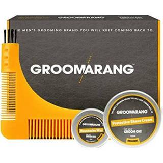 👉 Scheercreme wax GeenKleur One Size Groomarang Starter Collection - Wax, Scheercrème, Baardkam 5060401357566