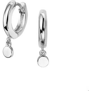 👉 Zilver One Size no color TFT Klapcreolen Rondjes Gerhodineerd Glanzend 8718834549467