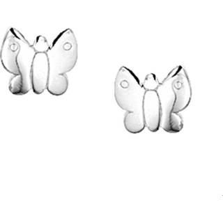 👉 Oorknop zilver One Size no color TFT Oorknoppen Vlinder Gerhodineerd Glanzend 8718834549122