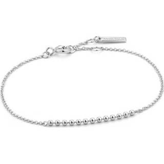 👉 Armband zilver active veersluiting vrouwen Modern Minimalism Ania Haie B002-01H Multiple Balls 16,5 - 18,5 cm 5052469197925