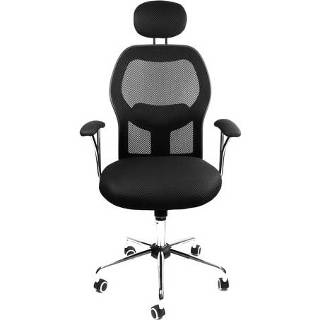 👉 Bureaustoel zwarte One Size GeenKleur Moderne in hoogte verstelbaar uitvoering 8712127153645
